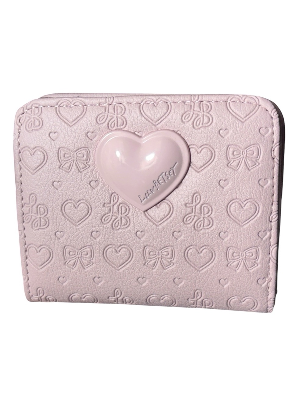 Luv Betsey by Betsey Johnson Faux Leather Wallet/Card Holder in Blush NWT